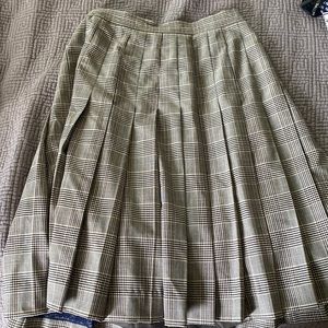 Vintage Burberry Pleated Skirt